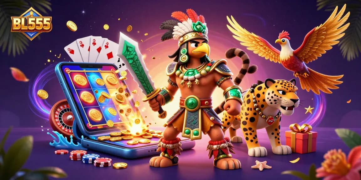 Score big with thrilling slot games at BL555 featuring colorful visuals and dynamic elements.