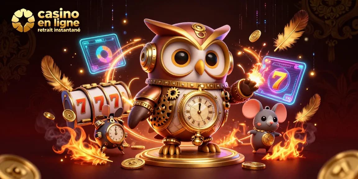 Profitez de l'expérience du casino en ligne retrait instantané avec des éléments futuristes et classiques.