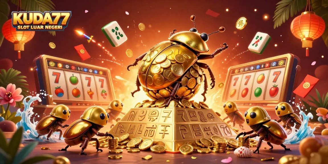 Menangkan hadiah besar di KUDA77 SLOT LUAR NEGERI dengan grafis dan simbol kasino menarik.