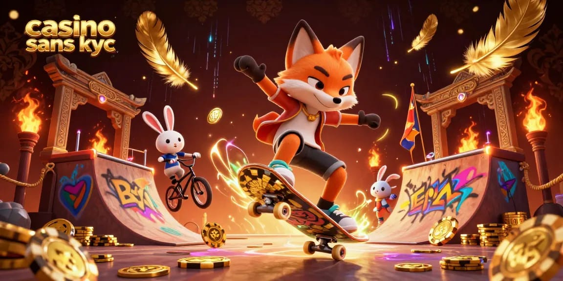 Casinos sans KYC offrant des jeux animés avec des personnages en 3D et des éléments de jeux de casino