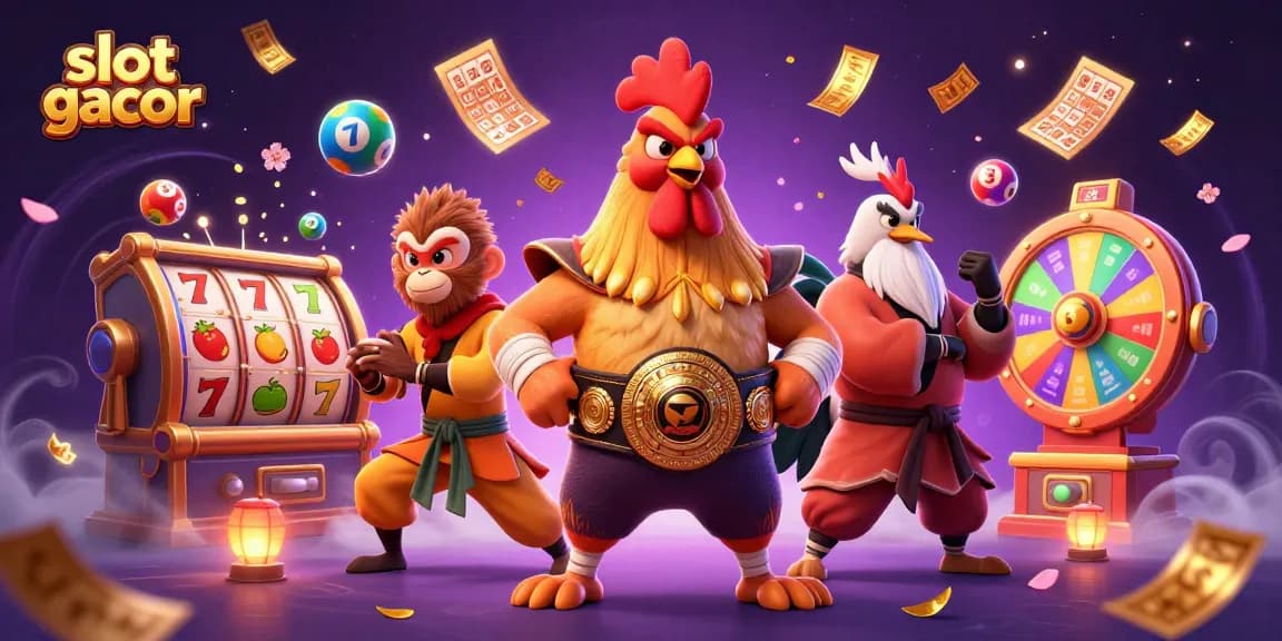 Menyaksikan slot gacor dengan karakter menarik dan elemen permainan dinamika yang menawan.