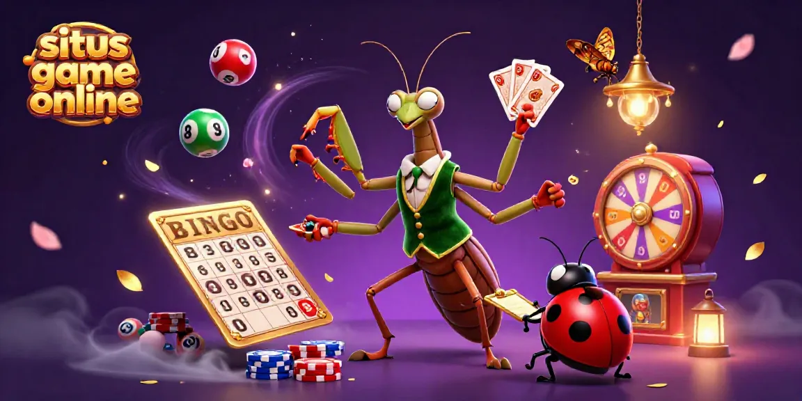 Experience the excitement of situs game online with vibrant characters and dynamic casino elements.