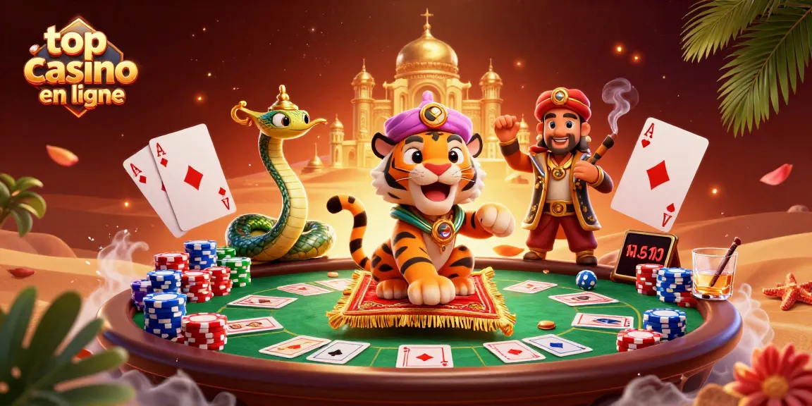 Évaluez votre chance dans le meilleur casino en ligne avec des personnages colorés et une ambiance festive.