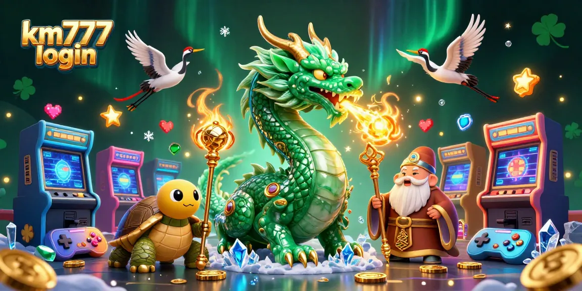 Engage with exciting gameplay at km777 login featuring a majestic dragon and vibrant casino elements.