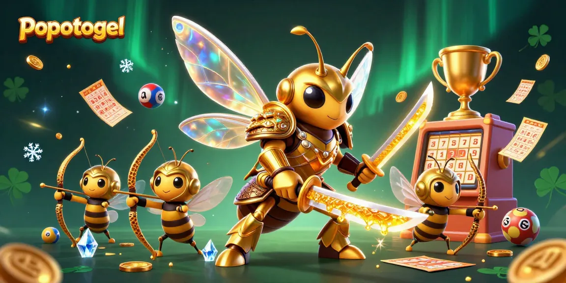 Experience thrilling lottery excitement with popotogel as 3D characters engage in vibrant action.