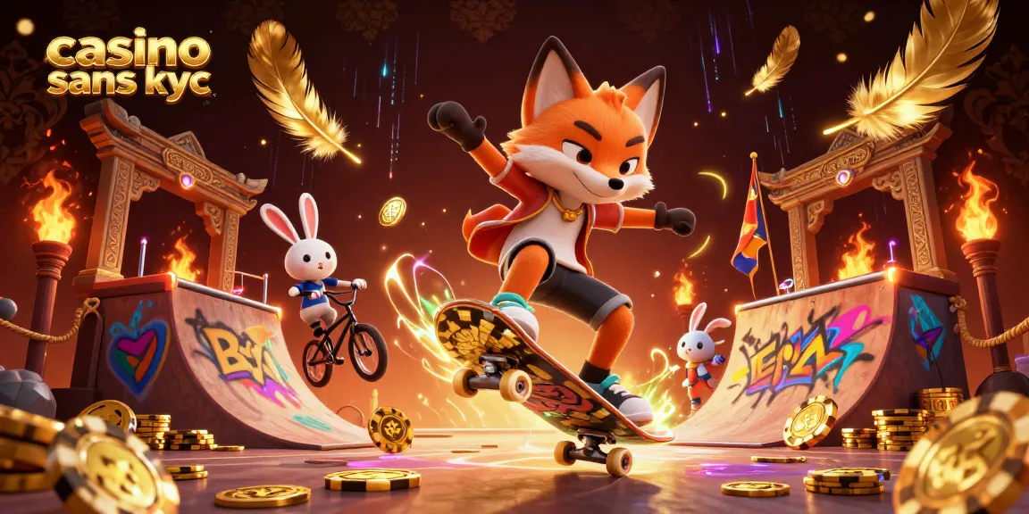Casinos sans KYC offrant des jeux animés avec des personnages en 3D et des éléments de jeux de casino