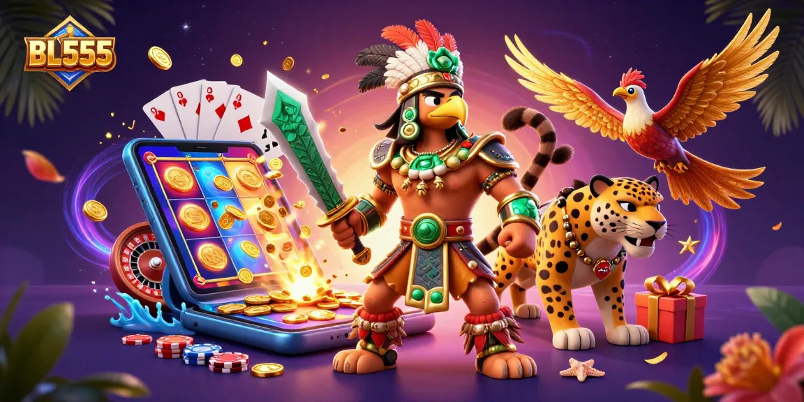Score big with thrilling slot games at BL555 featuring colorful visuals and dynamic elements.