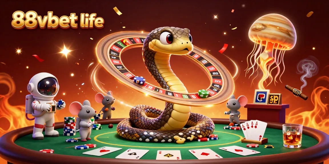 Trải nghiệm sòng bạc độc đáo tại 88vbet life với những nhân vật kỳ quái trong không gian.
