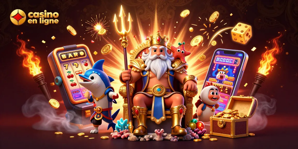 Découvrez l'excitation des casinos en ligne avec des personnages vibrants et des éléments de jeu dynamiques.