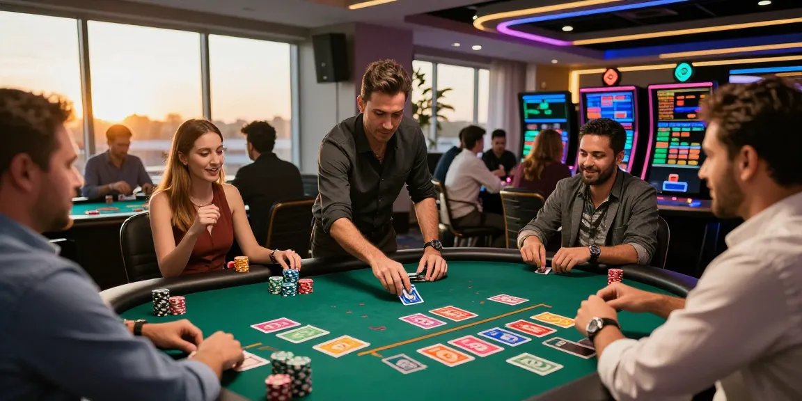 Energetic Andar Bahar live game atmosphere with players and dealers