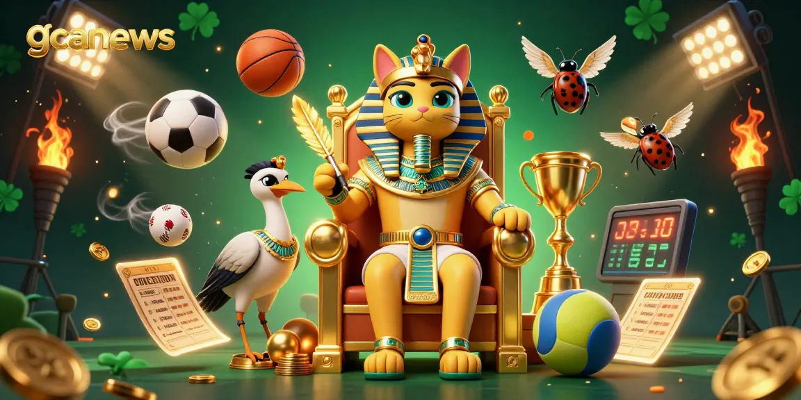 Experience thrilling sports betting with gcanews in this vibrant, action-packed 3D scene.