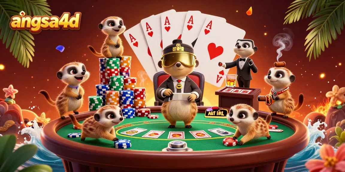 Engage in thrilling gameplay with angsa4d as meerkats delight in dynamic casino action.