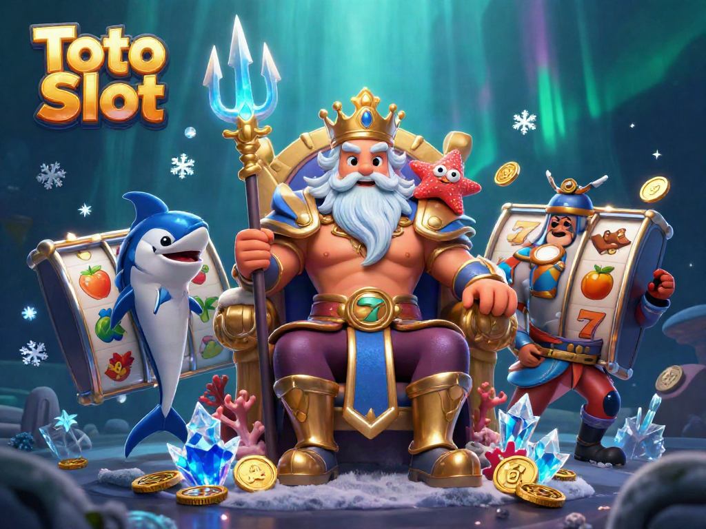 Permainan Toto Slot yang seru dengan karakter legenda kerajaan laut dan elemen slot yang mengagumkan.
