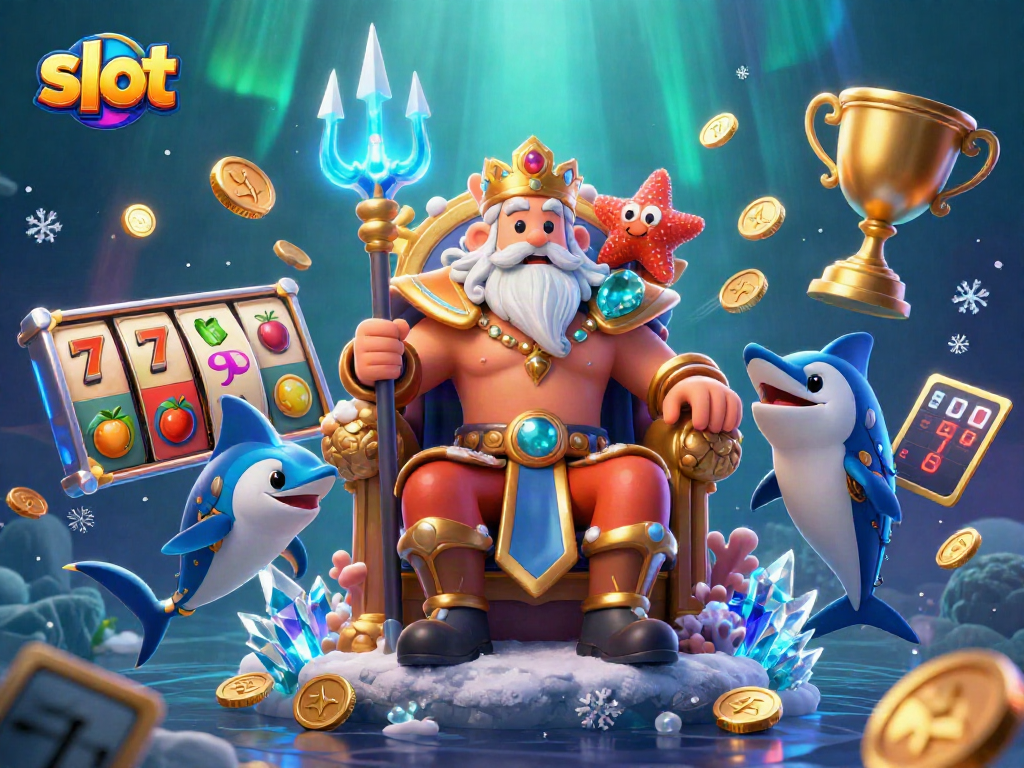Spin the vibrant slot reels in this dynamic 3D illustration showcasing jackpot elements!