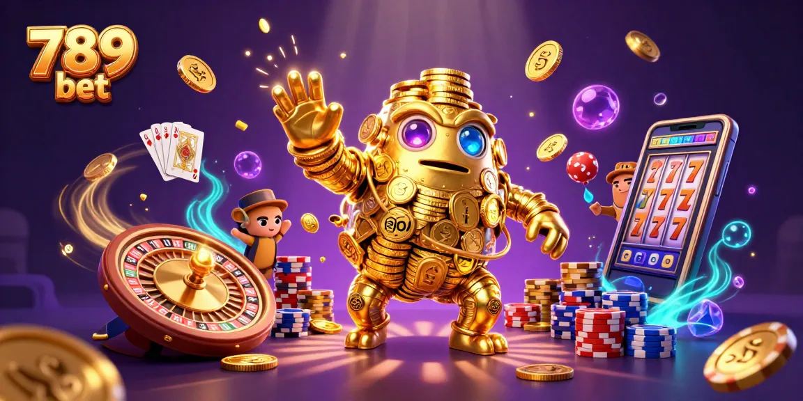 Spin to win with 789 bet at the casino featuring glittering gold coins and engaging game elements.