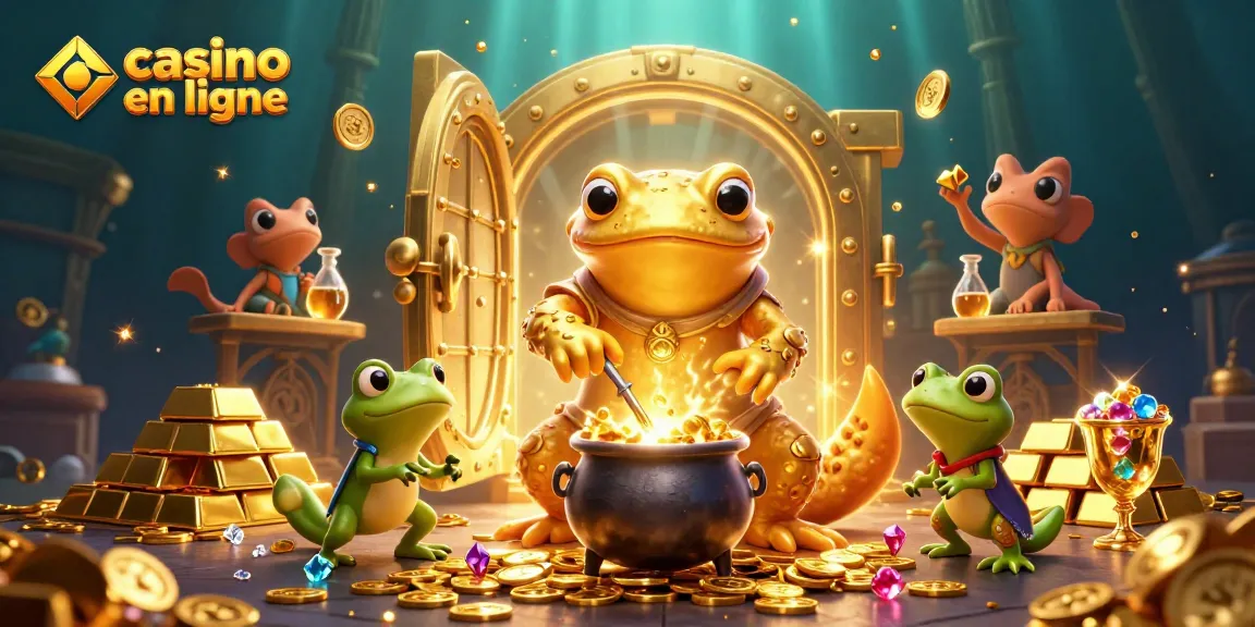 Gagnez au casino en ligne avec une alchimie d'or, des trésors et des jeux captivants.