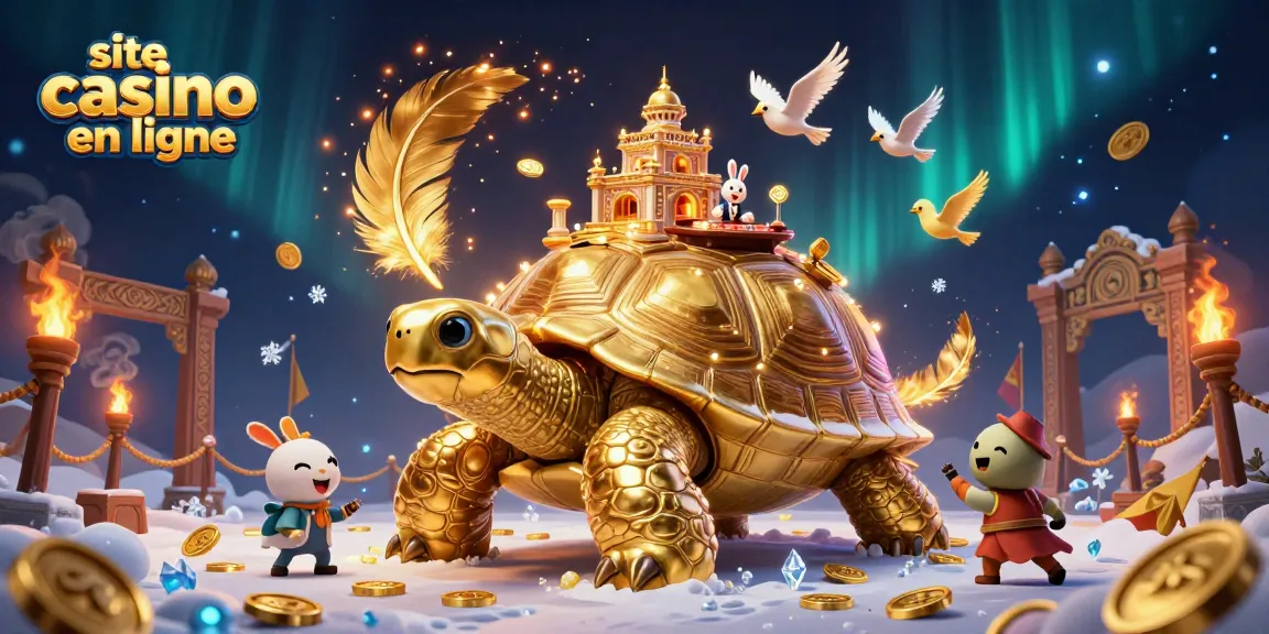 Une scène captivante de site casino en ligne avec un personnage principal et éléments de jeu variés.