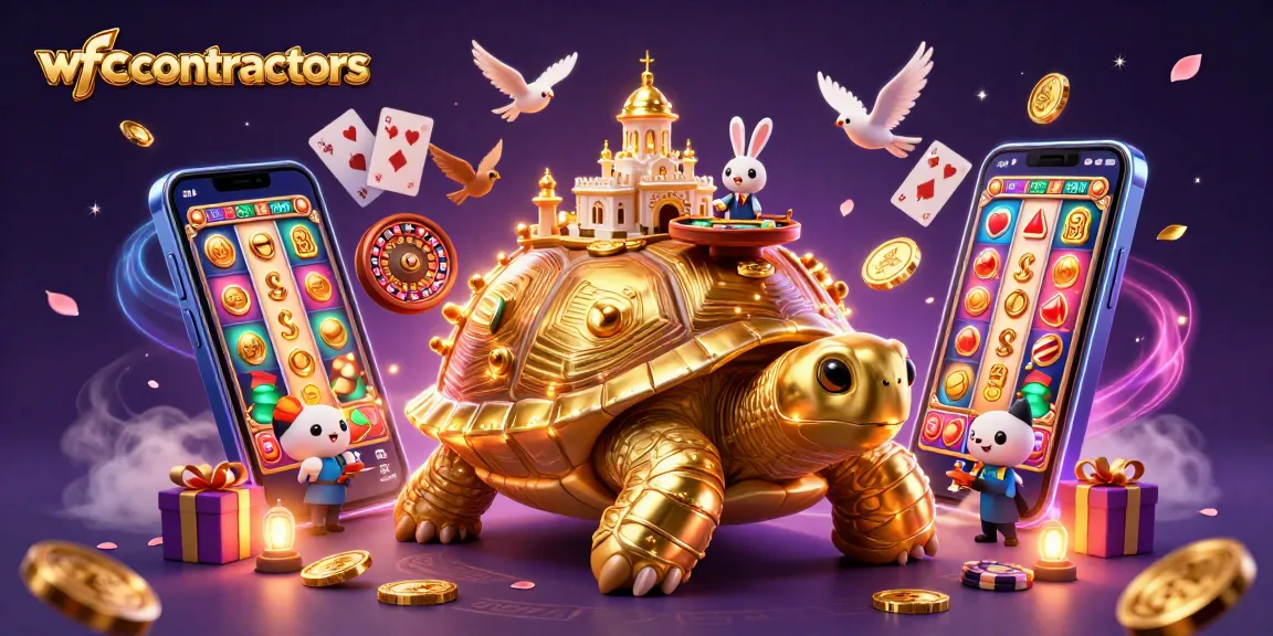 Spin to win with wfccontractors in a vibrant 3D casino scene filled with action!