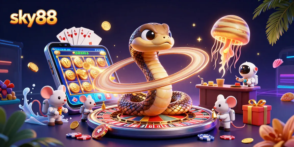 Sky88 players engaging in interactive roulette with a cosmic vibe, featuring stunning visuals and vibrant colors.