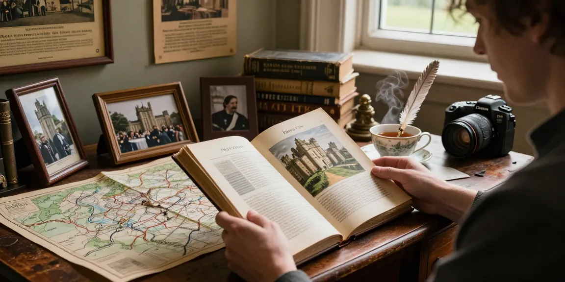 Immerse yourself in Tynte's Castle through engaging historical content on https://tyntescastle.com, surrounded by artifacts and warm light.