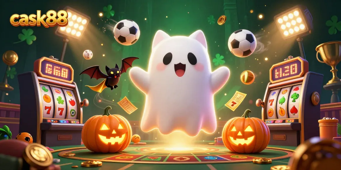 Spin the reels with cask88's ghostly charm in a haunted casino filled with excitement.