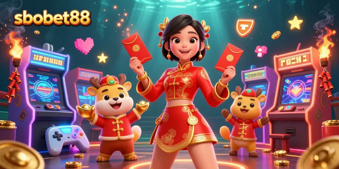 Engage with sbobet88 on an exciting casino adventure featuring vibrant characters and dynamic gaming elements.