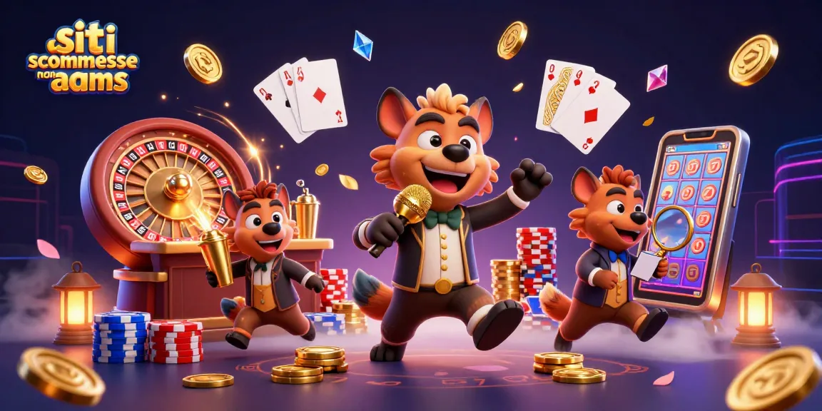 Divertiti con siti scommesse non AAMS, cazzo bonus e giochi emozionanti.