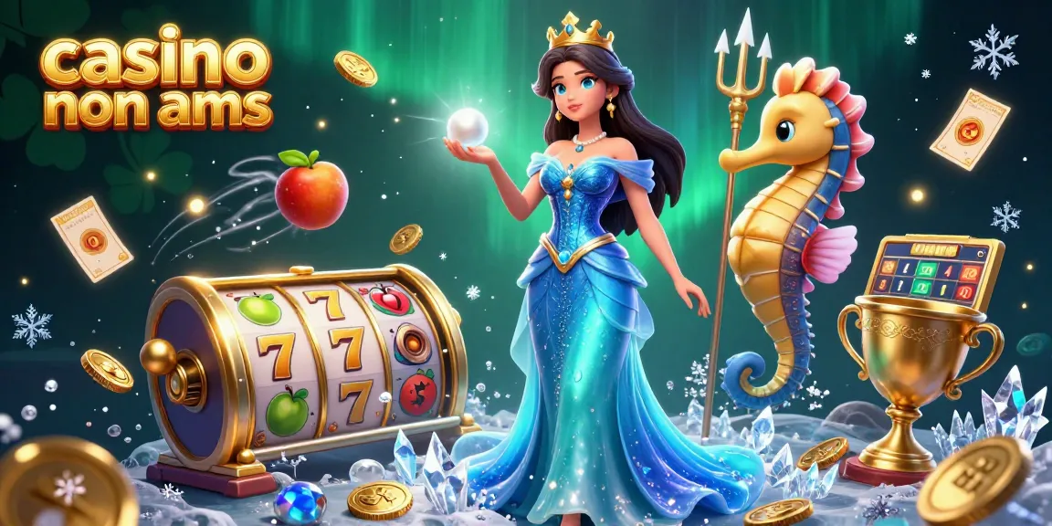 Vivi un'esperienza di gioco emozionante nei casinò non AAMS con questa vivida illustrazione subacquea che presenta personaggi incantevoli ed elementi avvincenti.