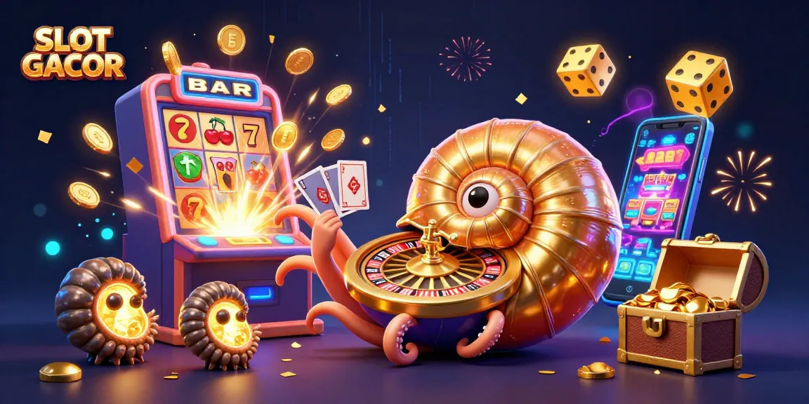 Engage in SLOT GACOR excitement with 3D characters and casino games exploding in color and energy.