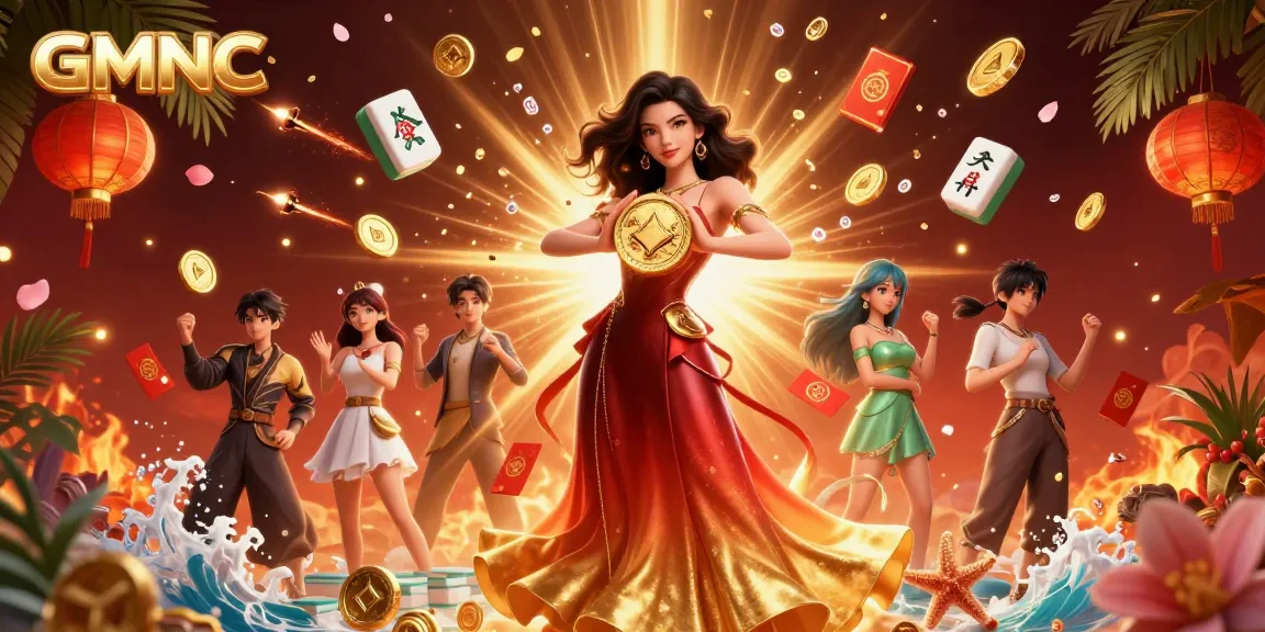 Experience the excitement of GMNC with stunning visuals reflecting vibrant gambling themes and captivating elements.