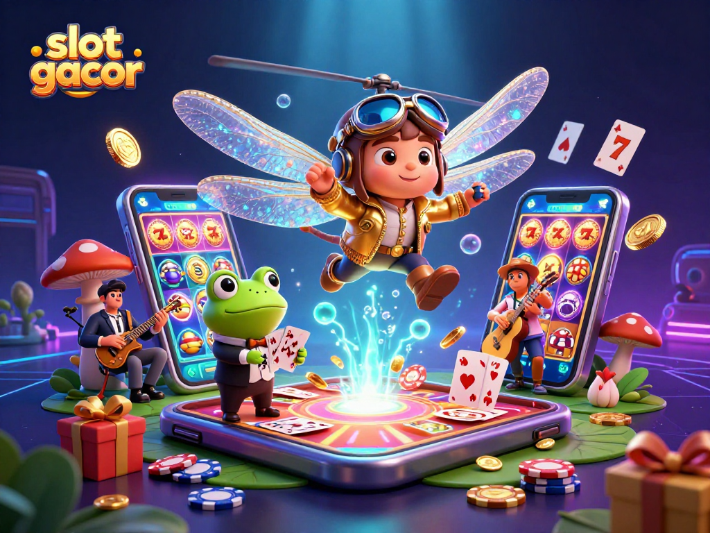 Memenangkan slot gacor dengan kegembiraan kasino yang penuh warna dari ilustrasi 3D yang menakjubkan