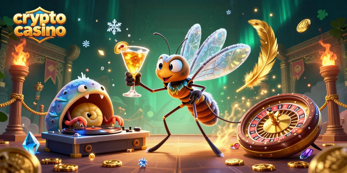Les joueurs profitent d'une expérience unique dans un crypto casino avec des éléments de jeux animés et des effets visuels éblouissants.