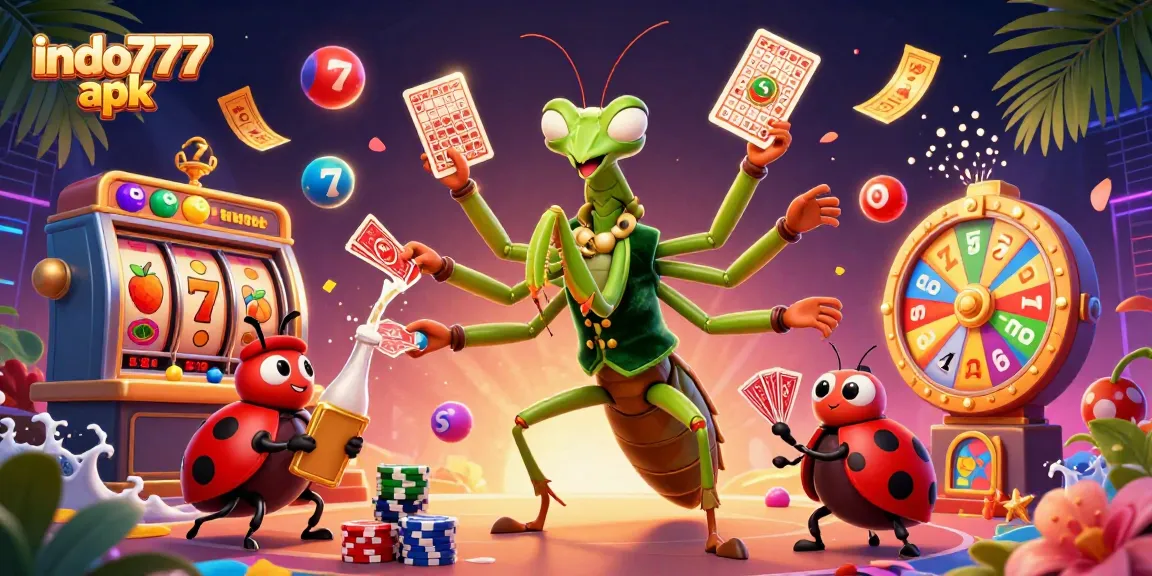 Gambarkan pengalaman slot mengasyikkan dengan indo777 apk, simbol buah, dan jackpot yang berlimpah.