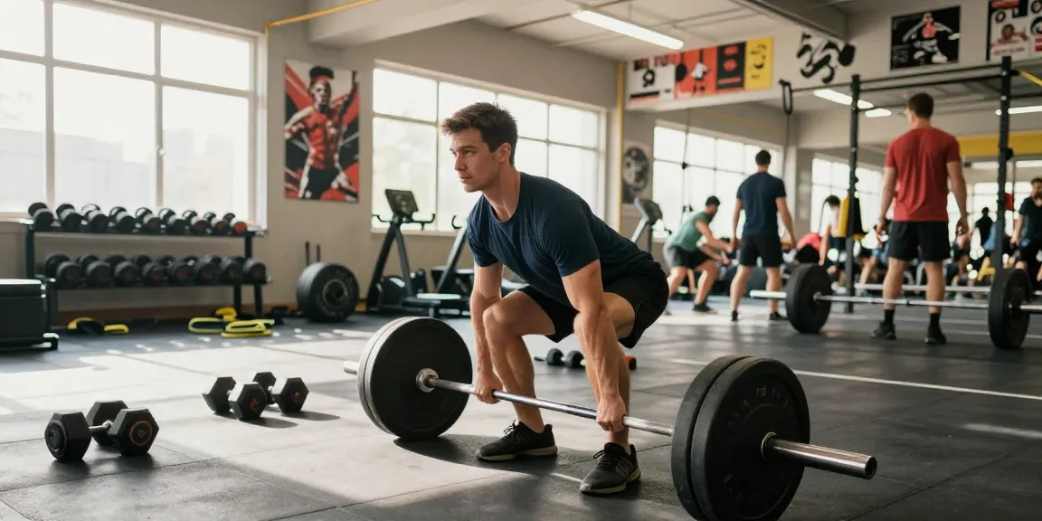 Driada Shop offers a dynamic fitness scene showcasing athletic commitment and community in a modern gym environment.