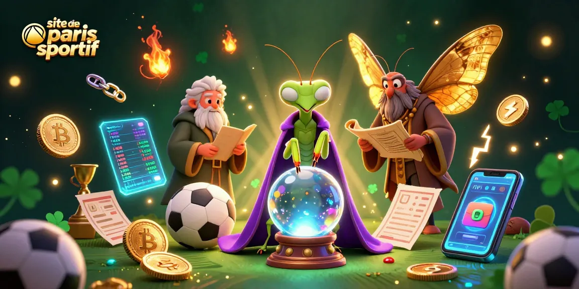 Plongez dans l'univers des paris sportifs avec notre site de paris sportif, doté de personnages mystiques et d'éléments ludiques.