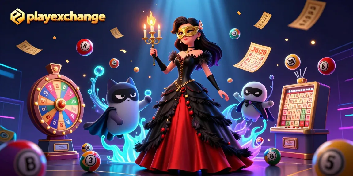 Playexchange offers exciting gambling adventures with vibrant lottery elements and dynamic visuals.