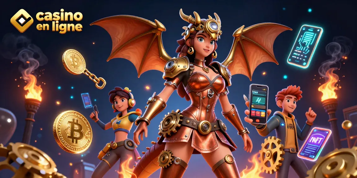 Experience the excitement of casino en ligne with vibrant 3D characters amidst dynamic game elements.