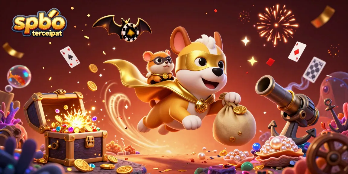 Experience thrilling moments with spbo tercepat in this vibrant 3D casino illustration.