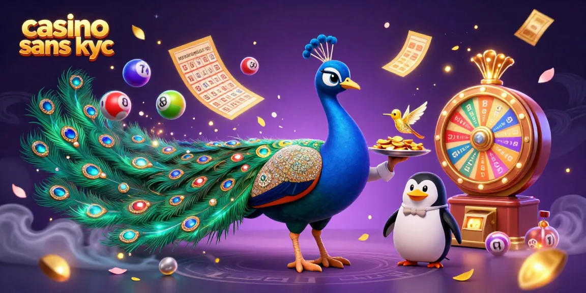Jouez au casino sans KYC avec des personnages animés dans une scène pétillante.
