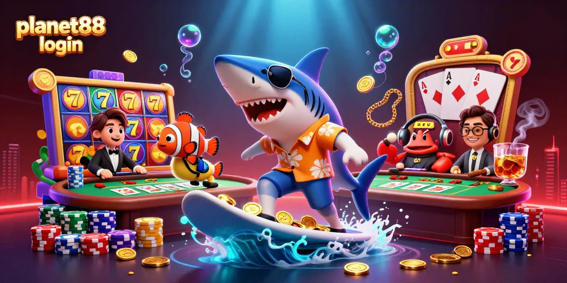 Enjoy the thrill of casino challenges with planet88 login, featuring vibrant scenes of winning slots and jackpot excitement.
