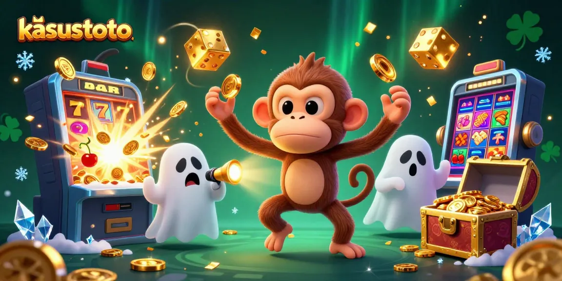 Kasustoto menghadirkan aksi menyenangkan dengan monyet poltergeist dan anjing pemburu hantu di kasino yang semarak.