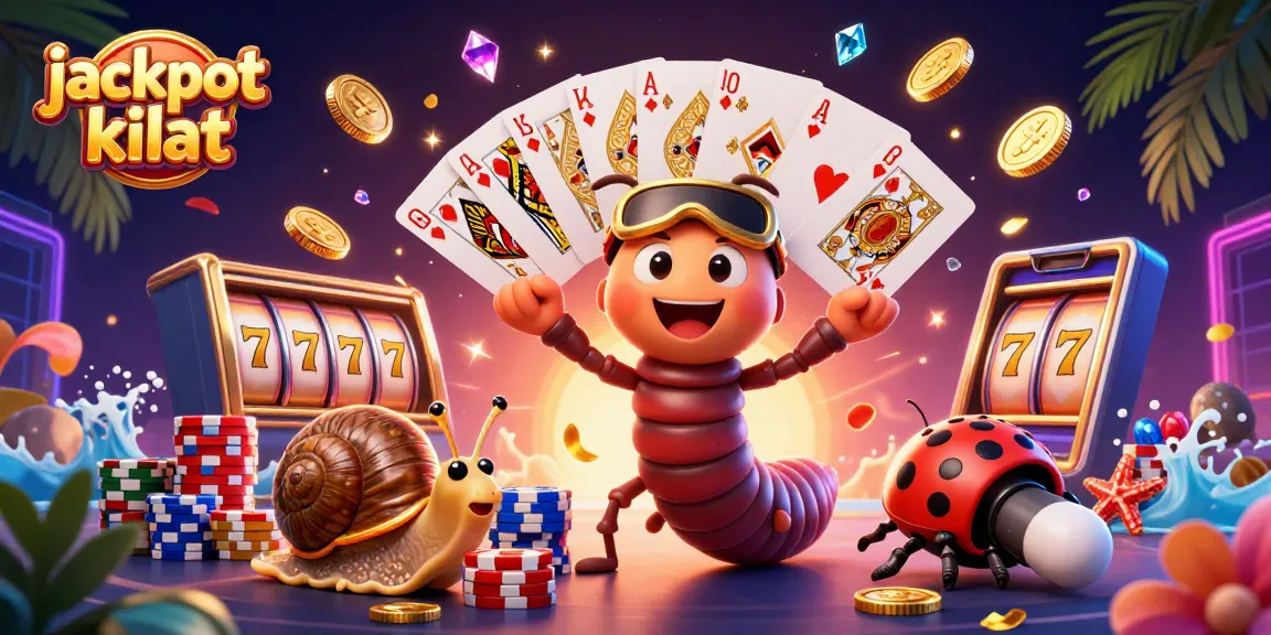 Experience jackpot kilat action with vibrant characters in a dynamic casino scene.