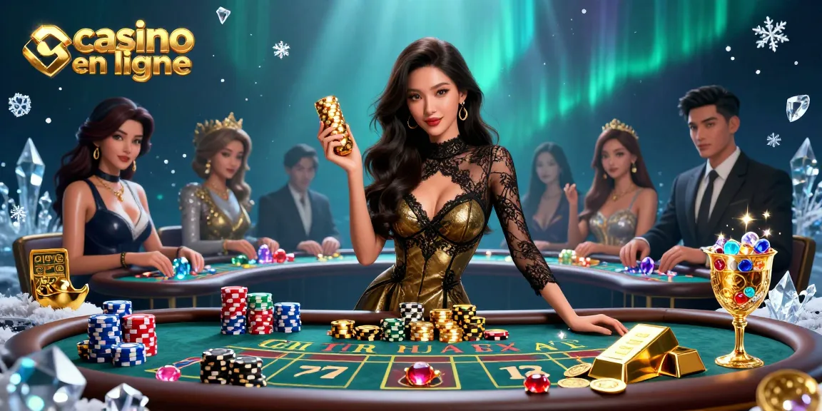 Jouez à des jeux passionnants dans un casino en ligne avec des joueurs glamour et des trésors étincelants.