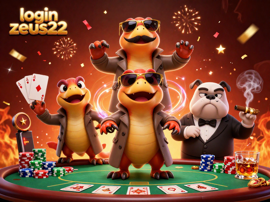 Experience the excitement of login zeus222 at a VIP casino with playful raptors in disguise.